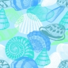 Kép 2/3 - Öntapadós tapéta - csigák és kagylók minta
