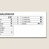 Kép 4/4 - Egyedi busz tábla - fekete-fehér - egyoldalas - részlet3