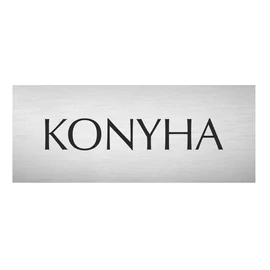 Fém ajtótábla - Konyha