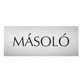Fém ajtótábla - másoló