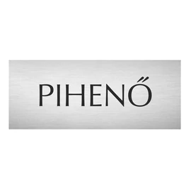Fém ajtótábla - pihenő