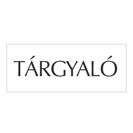 Műanyag ajtótábla - tárgyaló