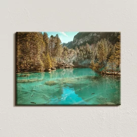 Vászonkép - Hegyi tó - 40x60 cm