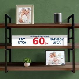 Egyedi oldalirány tábla életeseményekkel