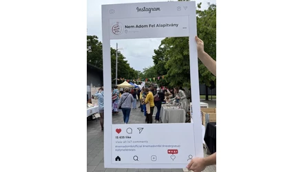 Nem Adom Fel Alapítvány Selfie keret készítése