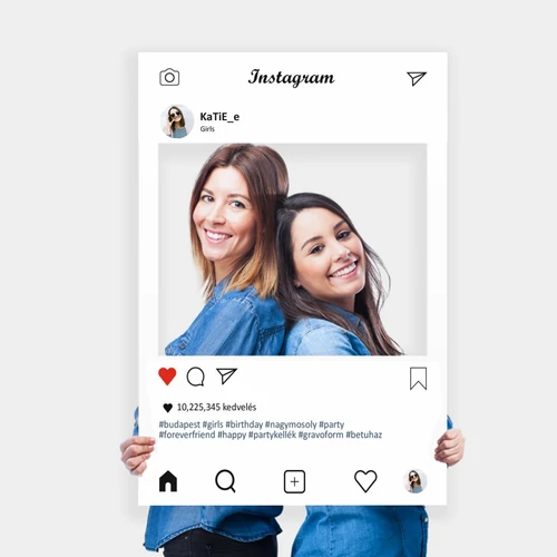 Instagram fotókeret