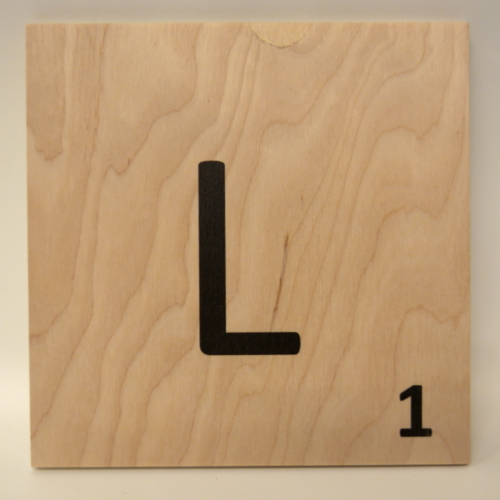 Scrabble fali L betű